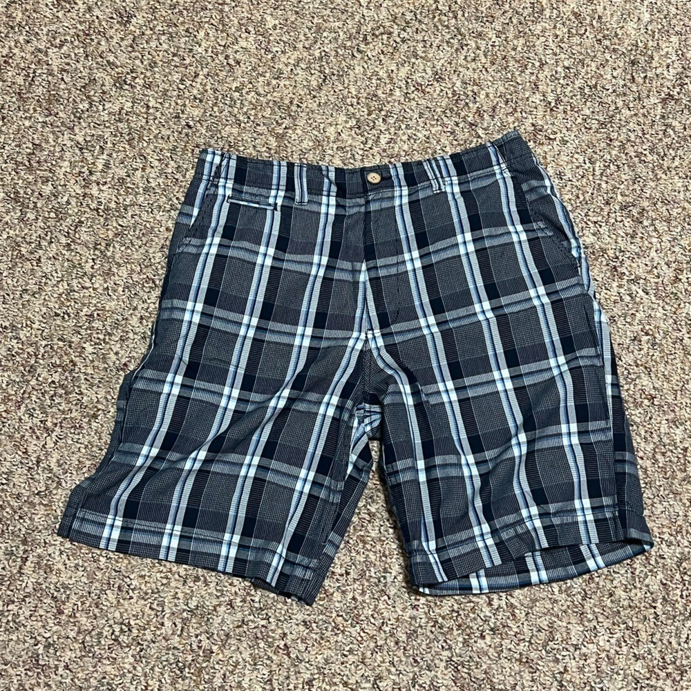Men's size 34 shorts Champs Black and White Checkered summer sun beach